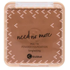 Kruidvat Need No More 055 Deep Mocha Color & Finish Powder Foundation< Gezichtspoeder