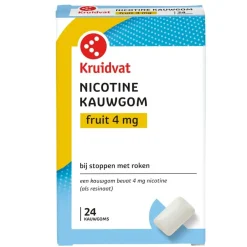 Nicotine Fruit 4mg Suikervrij Kauwgom|Kruidvat Hot