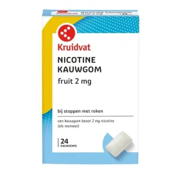 Kruidvat Nicotine Fruit 2mg Suikervrij Kauwgom< Stoppen Met Roken