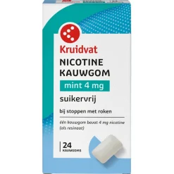 Nicotine Mint 4mg Suikervrij Kauwgom|Kruidvat Clearance