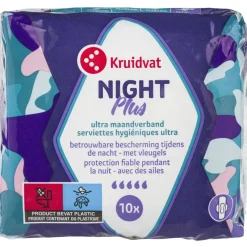 Kruidvat Night Plus Ultra Maandverband< Maandverband