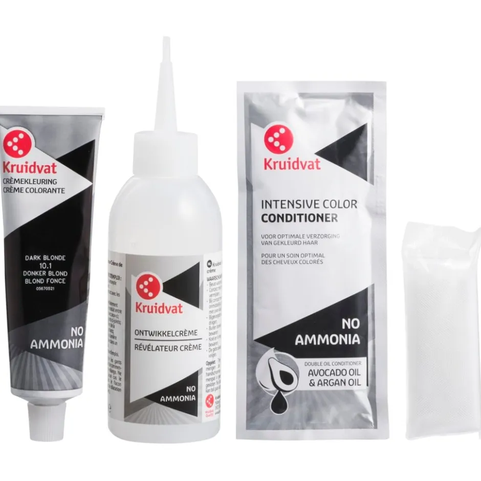 Kruidvat No Ammonia 10.1 Donkerblond Crème Haarkleuring< Haarverf