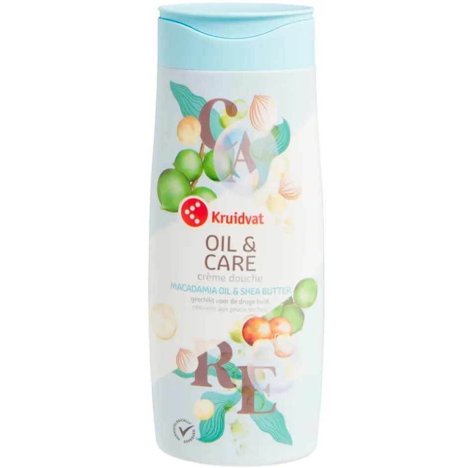 Kruidvat Oil & Care Crème Douchegel< Douchecrème|Douchegel
