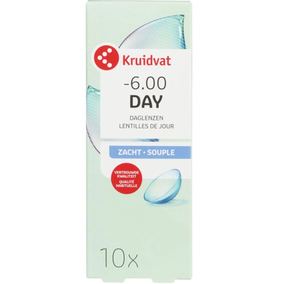 Opticare -6.00 Zachte Daglenzen|Kruidvat