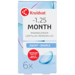 Kruidvat Opticare -1.25 Zachte Maandlenzen< Lenzen