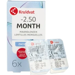 Kruidvat Opticare -2.50 Zachte Maandlenzen< Lenzen