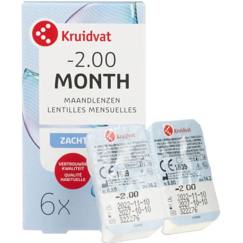 Opticare -2.00 Zachte Maandlenzen|Kruidvat Best
