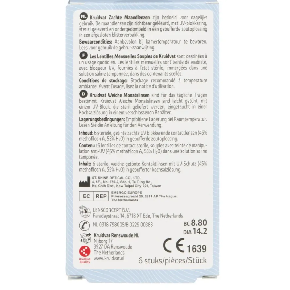 Opticare -2.00 Zachte Maandlenzen|Kruidvat Best