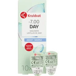 Kruidvat Opticare -7.00 Zachte Daglenzen< Lenzen