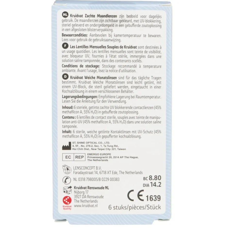 Opticare -3.50 Zachte Maandlenzen|Kruidvat Discount