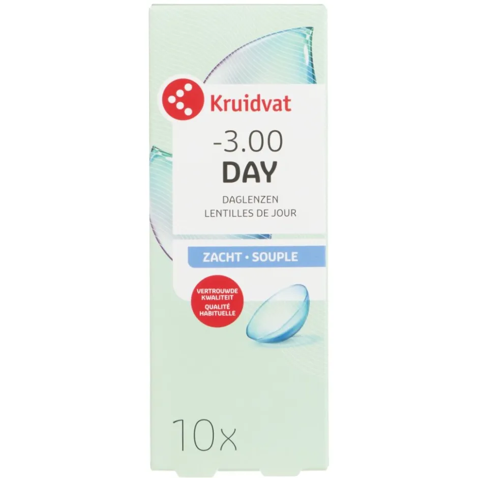 Kruidvat Opticare -3.00 Zachte Daglenzen< Lenzen