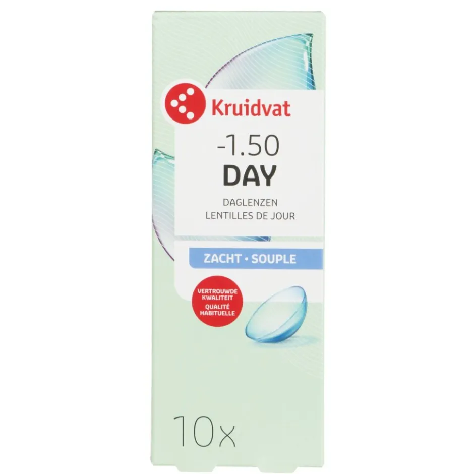 Kruidvat Opticare -1.50 Zachte Daglenzen< Lenzen