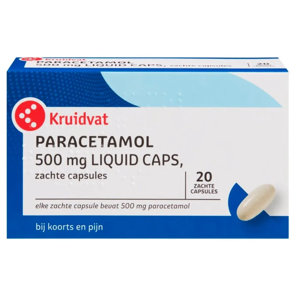 Paracetamol 500mg Liquid Caps|Kruidvat Clearance