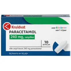 Kruidvat Paracetamol 240mg Zetpillen< Pijn