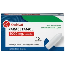 Kruidvat Paracetamol 1000mg Zetpillen< Pijn