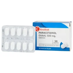 Paracetamol Ovaal 500mg Tabletten|Kruidvat
