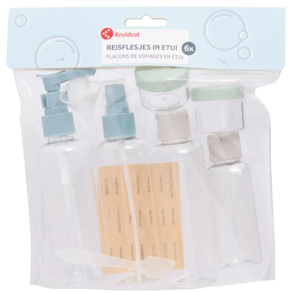 Reisflesjes in Etui|Kruidvat Outlet