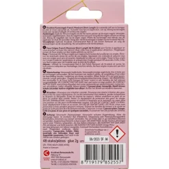 Salon Nails French Manicure Short Length Kunstnagels|Kruidvat Outlet