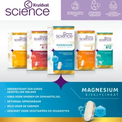 Kruidvat Science Magnesium Bisglycinaat Tabletten< Mineralen|Botten En Spieren