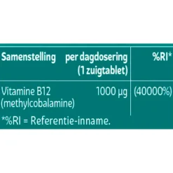 Kruidvat Science Vitamine B12 Zuigtabletten< Vitamines