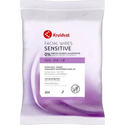 Kruidvat Sensitive Gezichtsreinigingsdoekjes< Gezichtsreiniging