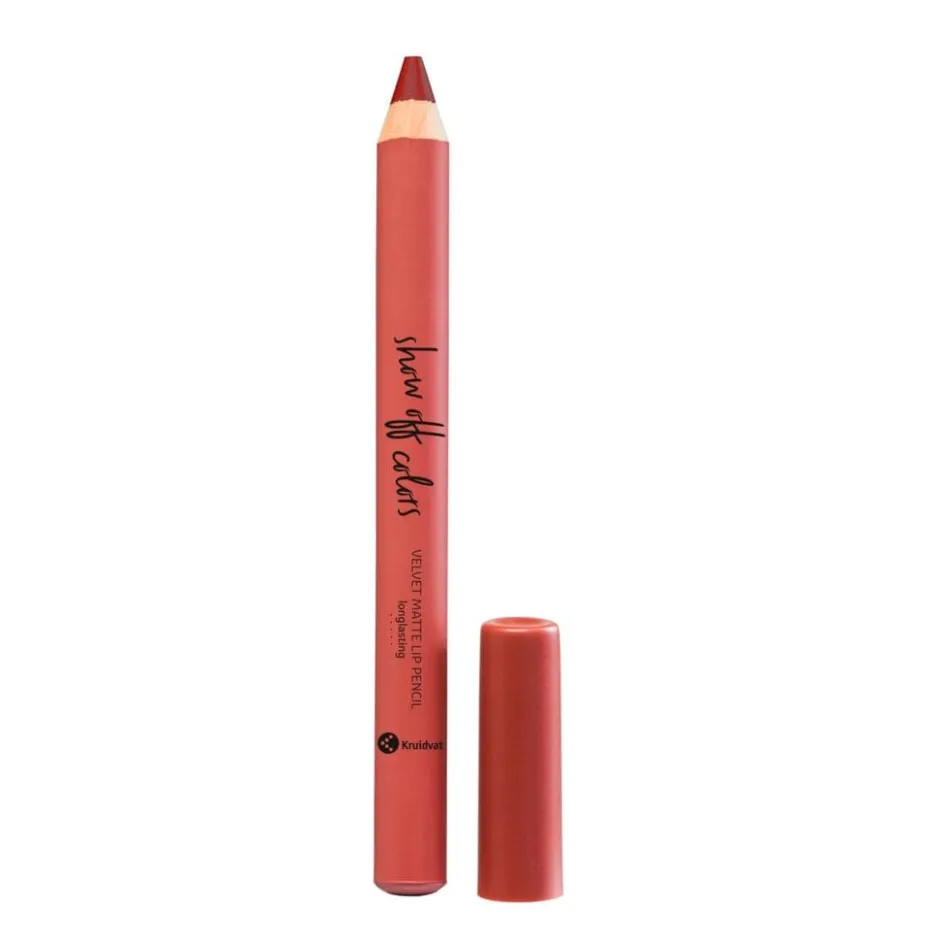 Show Off Colors 045 Tropical Coral Velvet Matte Lip Pencil|Kruidvat Hot