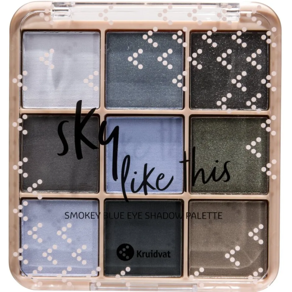 Kruidvat Sky Like This Smokey Blue Eye Shadow Palette< Oogschaduw