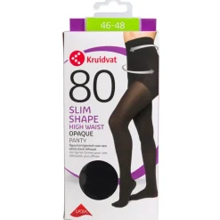 Slim Shape High Waist Opaque 80 Den Panty|Kruidvat Discount