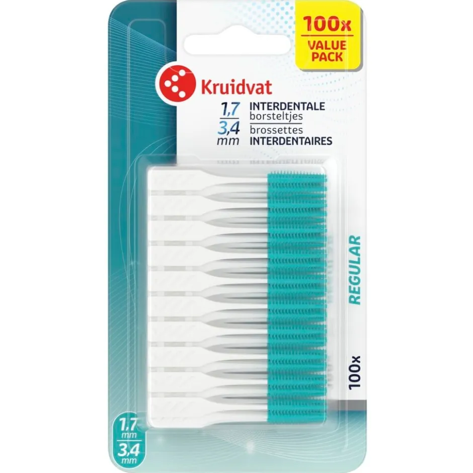 Soft 1,7-3,4mm Interdentale Borsteltjes|Kruidvat Best