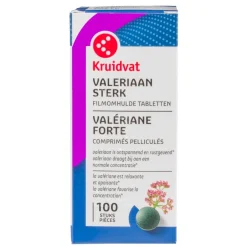 Kruidvat Valeriaan Sterk 375MG Filmomhulde Tabletten< Rust En Ontspanning