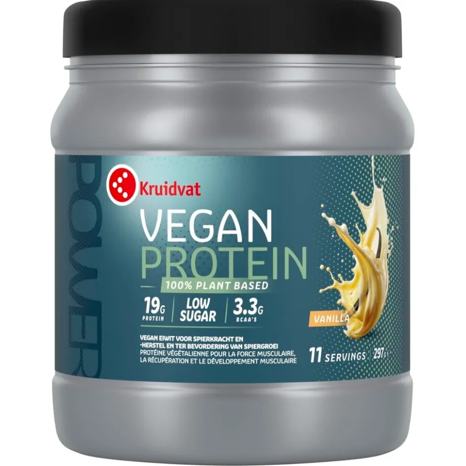 Kruidvat Vanilla Vegan Protein< Proteine Eiwit Poeders