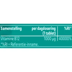 Kruidvat Vitamine B12 1000 Mcg Tabletten< Vitamines