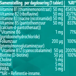 Vitamine B Complex 50mg Tabletten|Kruidvat New