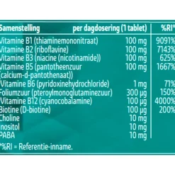Kruidvat Vitamine B-100 Complex Tabletten< Vitamines
