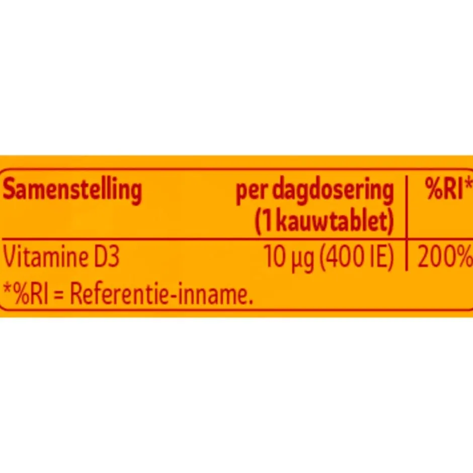 Kruidvat Vitamine D3 10 Mcg Tabletten< Vitamines