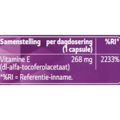 Kruidvat Vitamine E-400 Capsules< Beautysupplementen|Vitamines