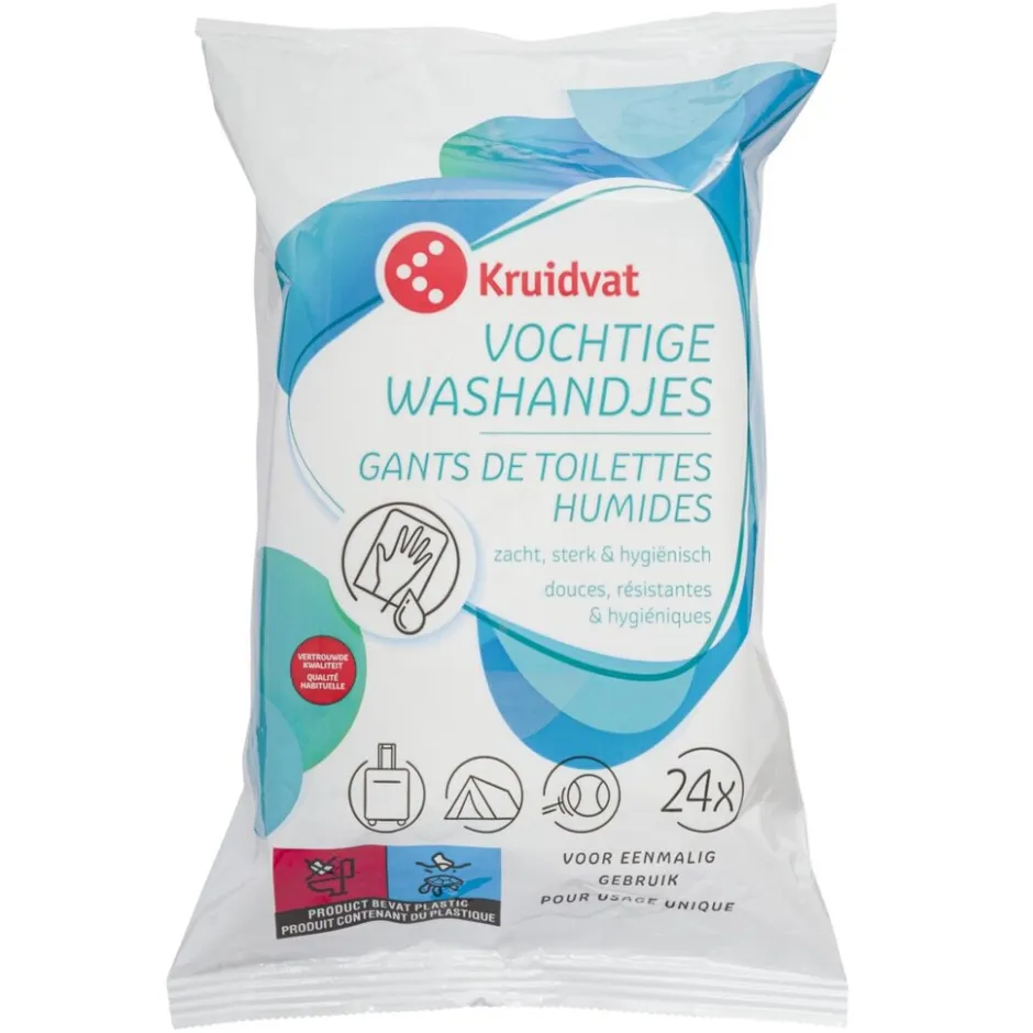 Kruidvat Vochtige Washandjes< Vochtig Toiletpapier