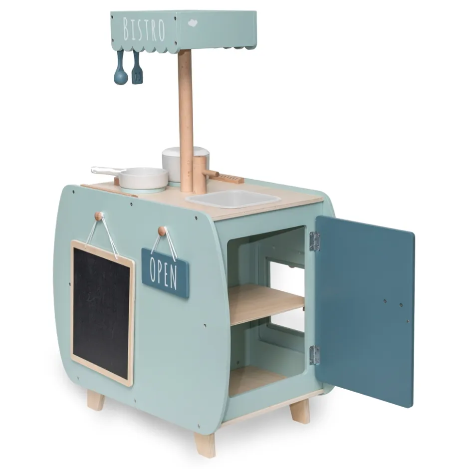 Groen Houten Bistro Keuken|Label Label Clearance
