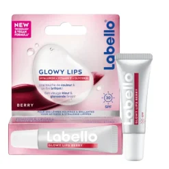 Glowy Lips Berry Lippenbalsem met SPF30|Labello Outlet
