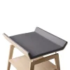 Leander Linea Aankleedkussenhoes Voor Verschoontafel Cool Grey< Aankleedkussenhoezen