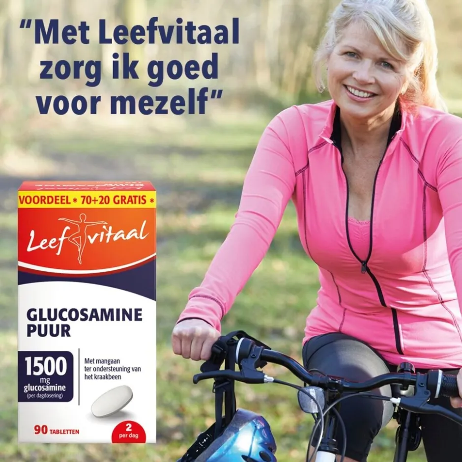 Glucosamine Puur Tabletten|Leefvitaal Online