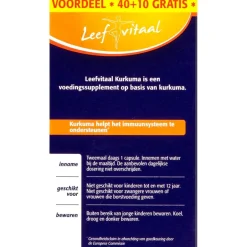Leefvitaal Kurkuma Capsules< Weerstand En Energie