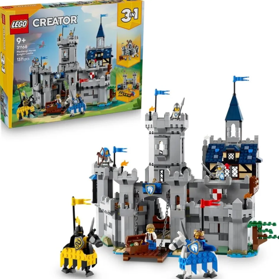 LEGO Creator LEGO Castle 31168 Middeleeuws Kasteel met Ridder< Lego Creator