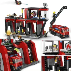 60414 Brandweerkazerne en Brandweerauto|LEGO City Clearance