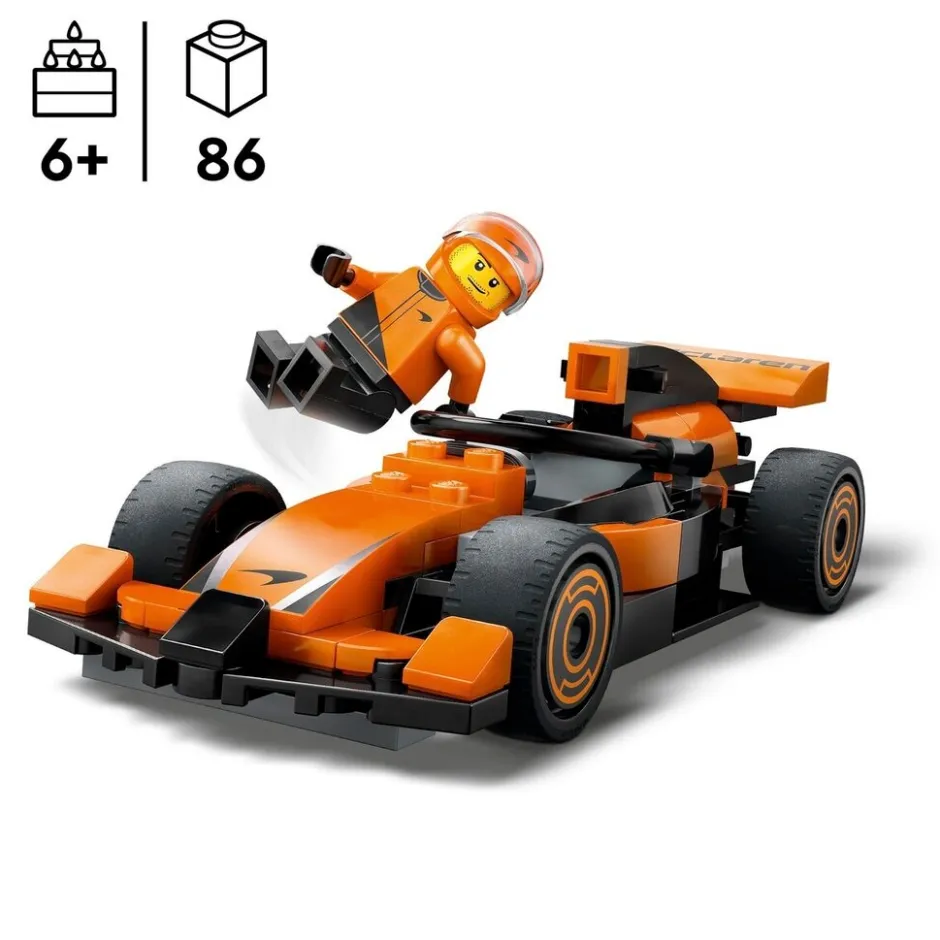 LEGO City 60442 F1 Coureur met McLaren Racewagen< Voertuigen|Nieuw Van Lego