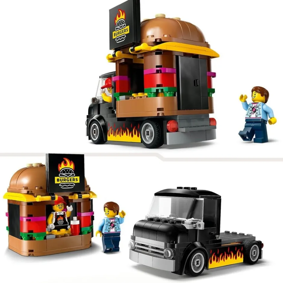 LEGO City 60404 Hamburgertruck< Lego Verjaardagscadeaus|Lego Voertuigen
