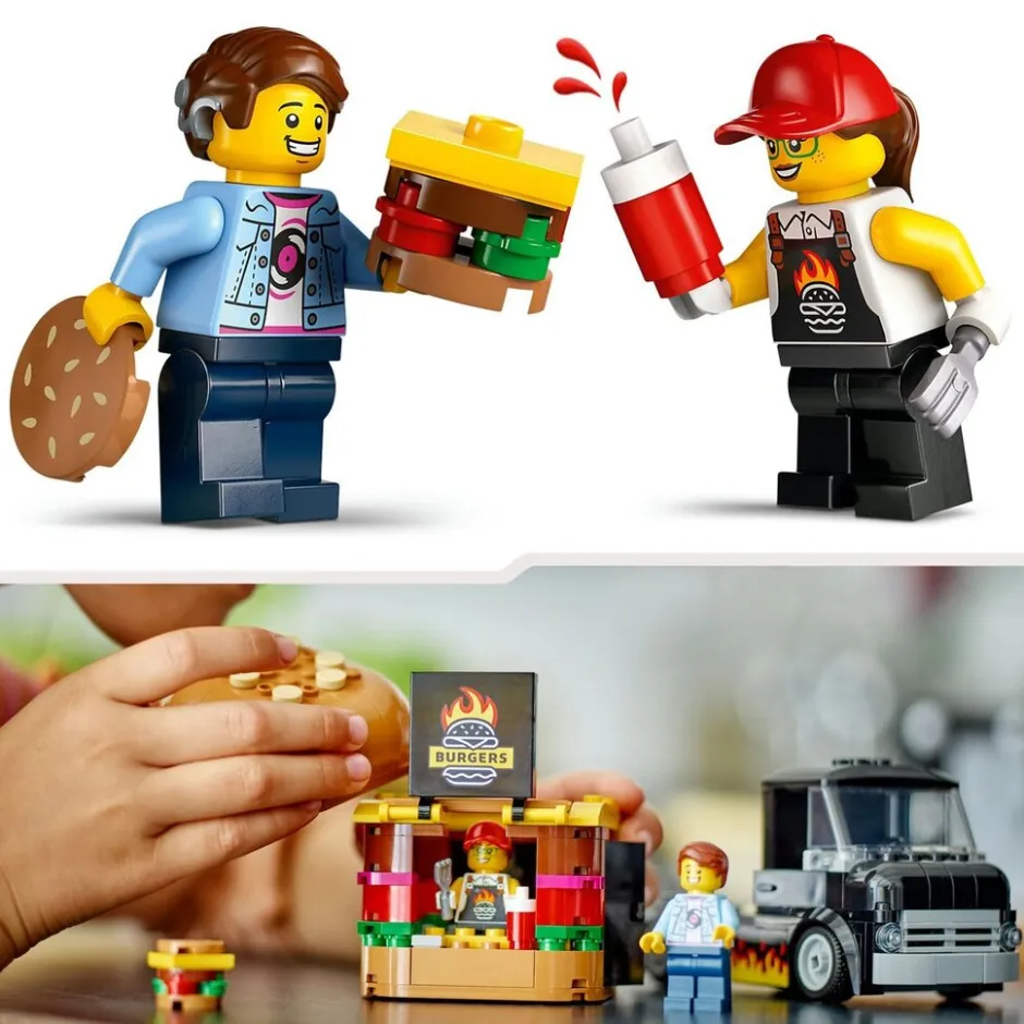 LEGO City 60404 Hamburgertruck< Lego Verjaardagscadeaus|Lego Voertuigen