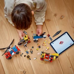 60462 Helikopter, Brandweerauto en Onderzeeër Remix|LEGO City Hot