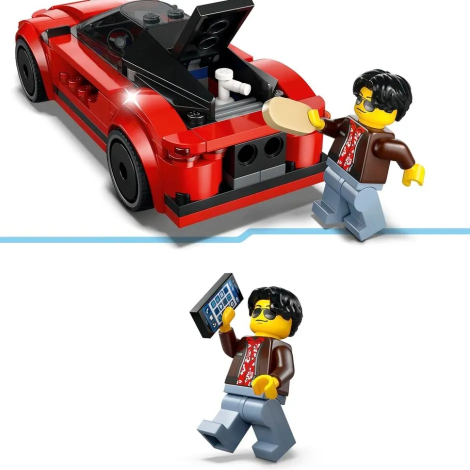 LEGO City 60448 Rode Sportwagen< Voertuigen|Nieuw Van Lego