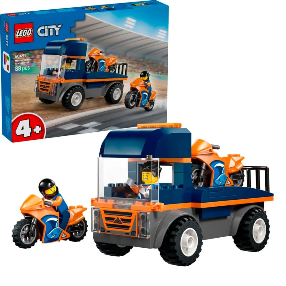 LEGO City 60491 Transportwagen voor motoren< Voertuigen|Lego Voertuigen